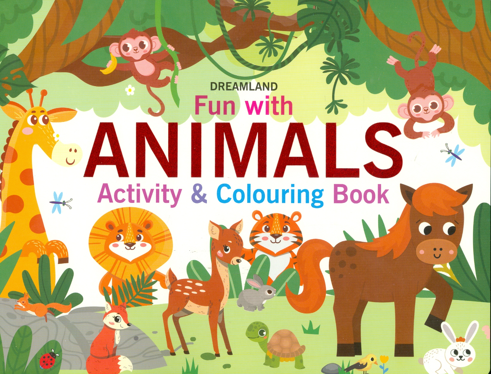 Fun With Animal Activity & Colouring Book (Sách Tô Màu - Vui Cùng Động Vật)