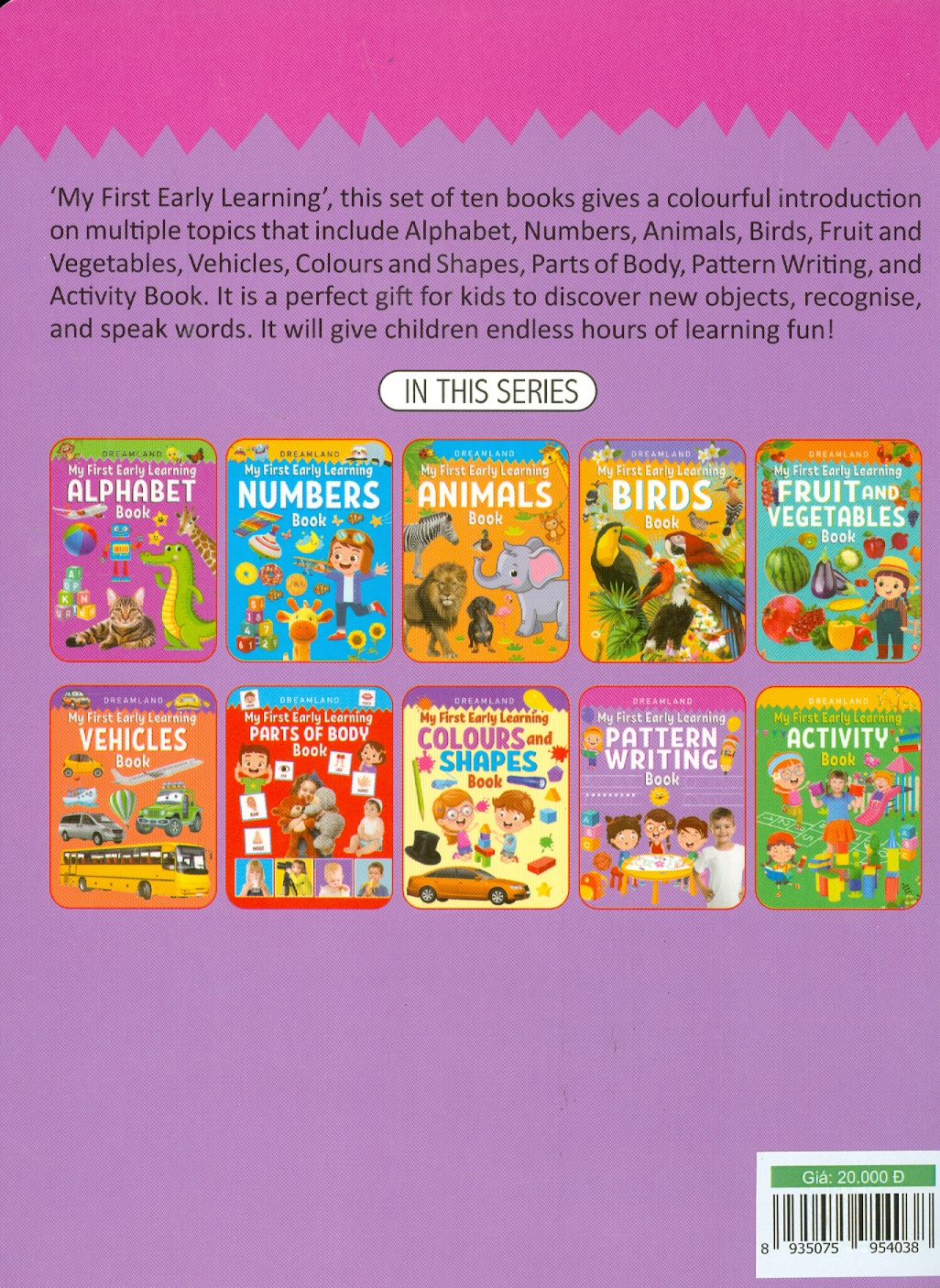 My First Early Learning - Pattern Writing Book (Bài Học Đầu Tiên Của Tôi - Sách Tô Chữ)