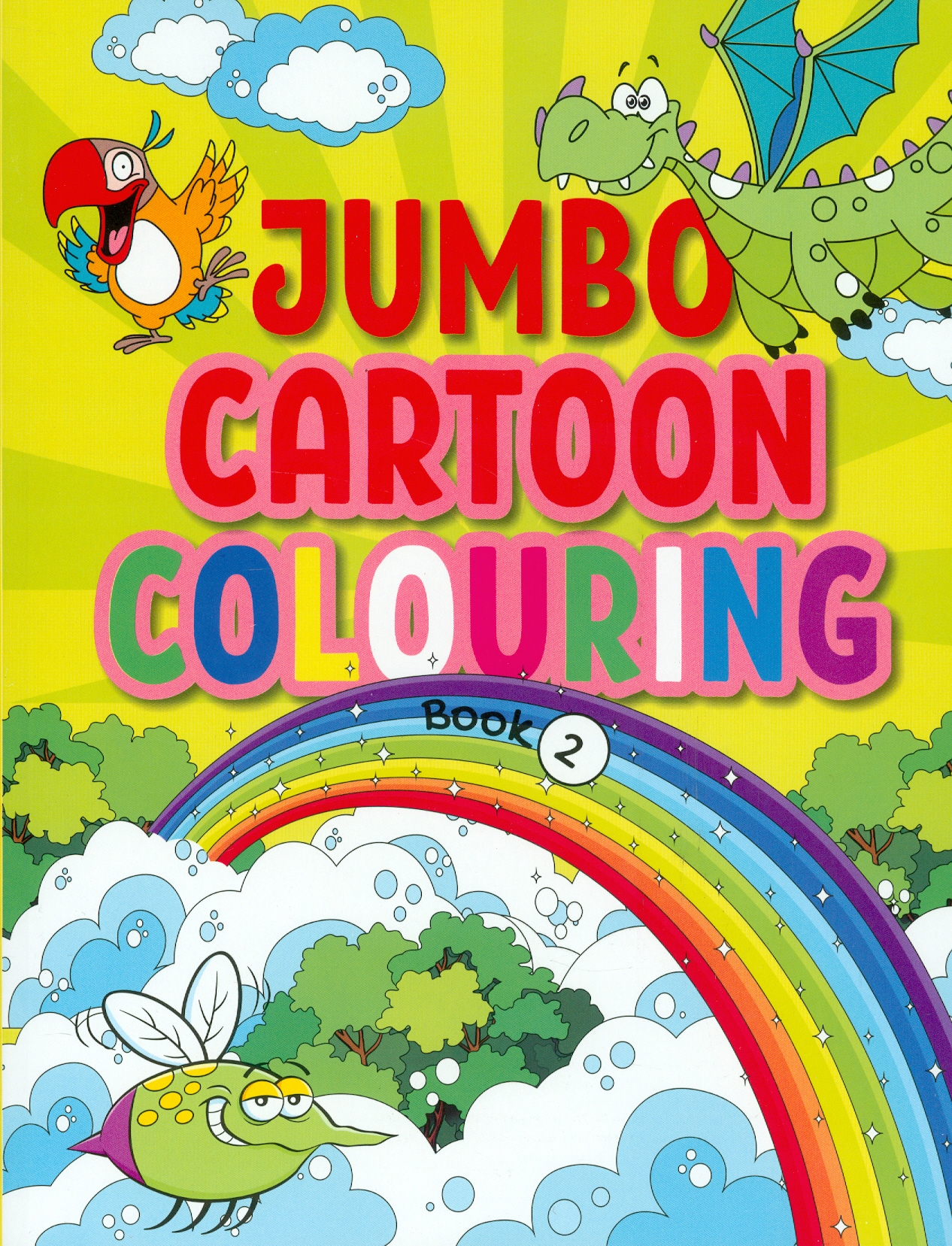 Jumbo Cartoon Colouring Book 2 (Tranh tô màu hoạt hình khổ lớn 2)